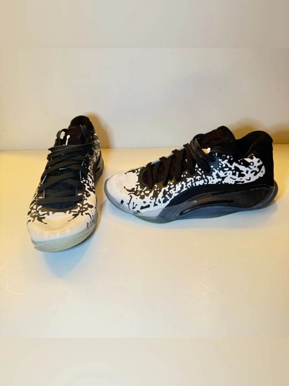 Jordan Kids Black and White Sneakers